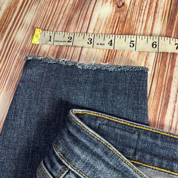 Judy Blue SKINNY FIT Size 13/31 High Rise Raw Hem Jeans Denim Pants 33x25.5 - Picture 6 of 12